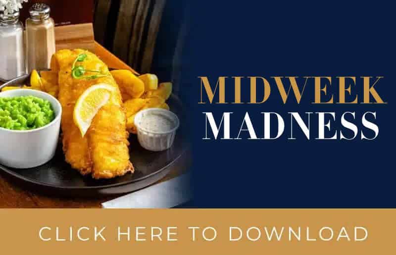 midweek madness menu